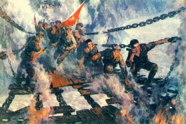 红军渡黄河图片